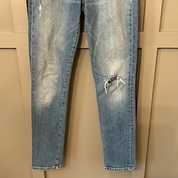 Joe's Jeans The Lara Mid Rise Cigarette Ankle Jeans Straight Leg Busted Knee 25 - Picture 9 of 13